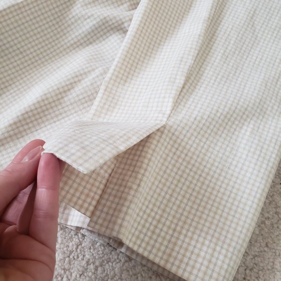 SIGRID OLSEN SPORT | White and Beige Check Pants Trousers Bottoms Women - Picture 5 of 9